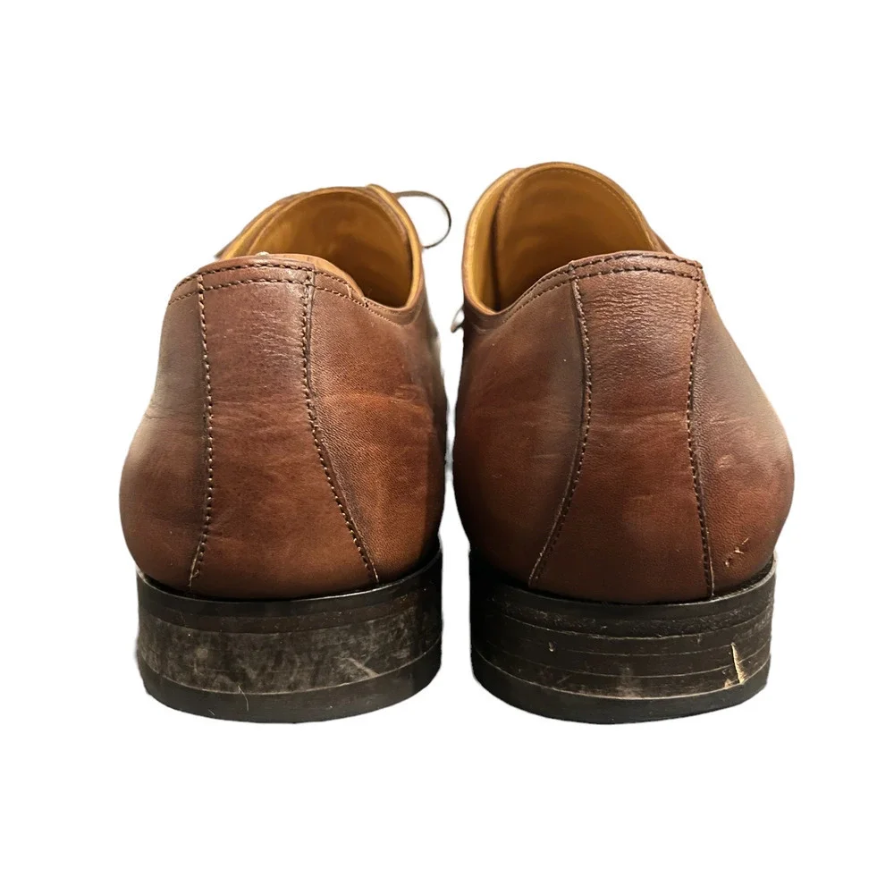 To Boot New York Classic Leather Loafers Shoes Lace Up Brown Mens Size 10.5